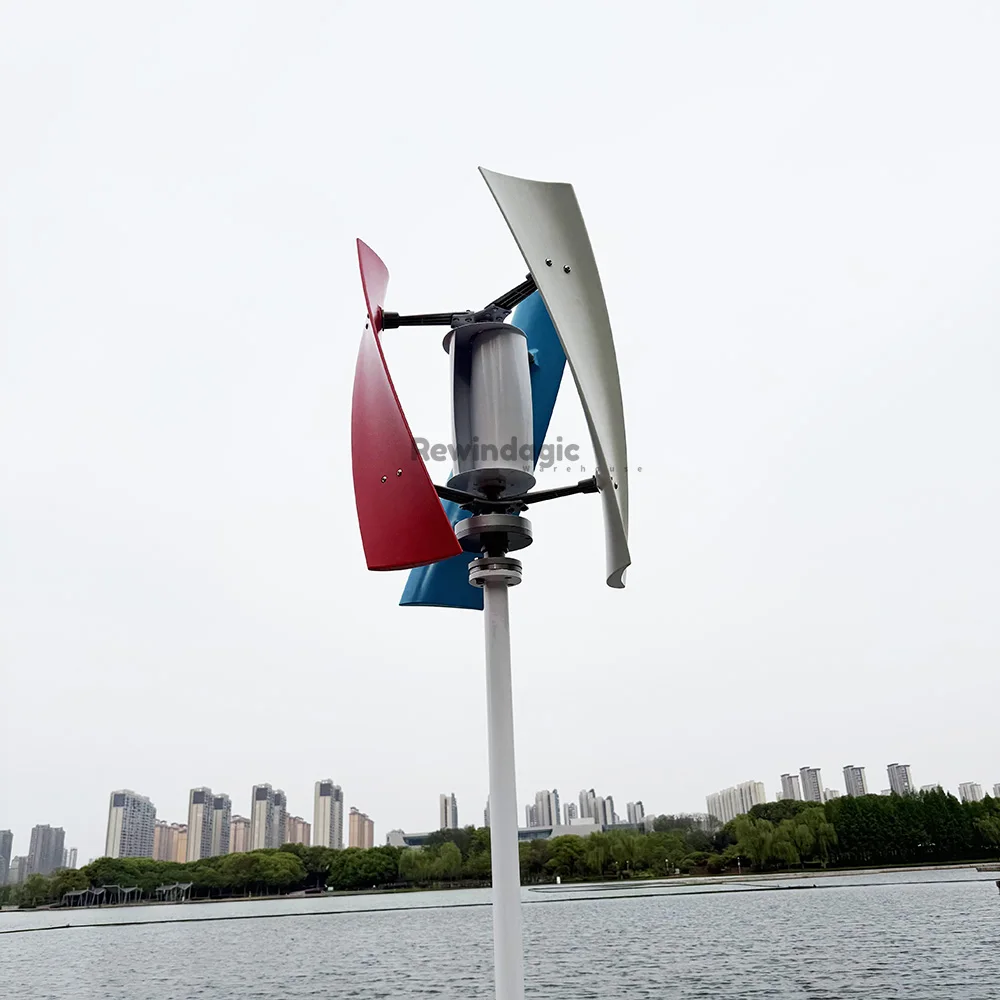10000W Vertical Wind Turbine Generator With Controller 12V 24V 48V High Efficiency Home Wind Turbine Low Start-up Wind Speed