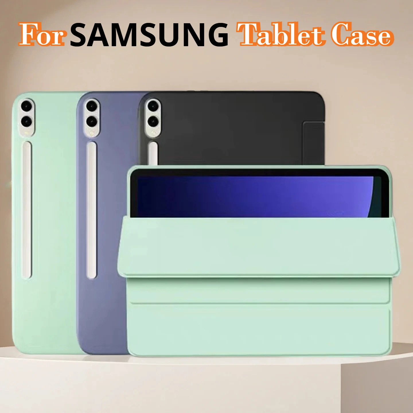 

Для нового планшета Samsung Galaxy Tab S10 FE Plus 13,1 дюйма S9 S8 S7 FE Plus 11/12,4 дюйма, чехол из ТПУ для нового Galaxy A10 Plus A9 + Funda