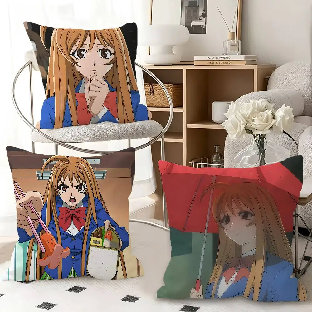 1pc Aya Natsume Anime Characters Pillow Case Fashion Square Pillowcase Bedroom Sofa Room Ins Decoration Leisure