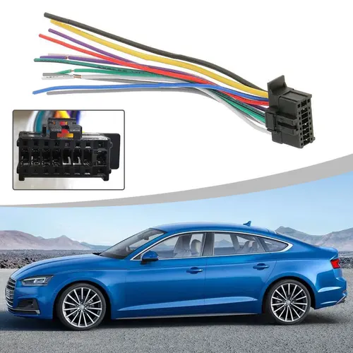 Imagen 2 del producto Reproductor de CD estéreo para coche, Conector de 16 pines para Pioneer 2350, receptor de Radio estéreo, arnés de cables de repuesto, piezas modificadas