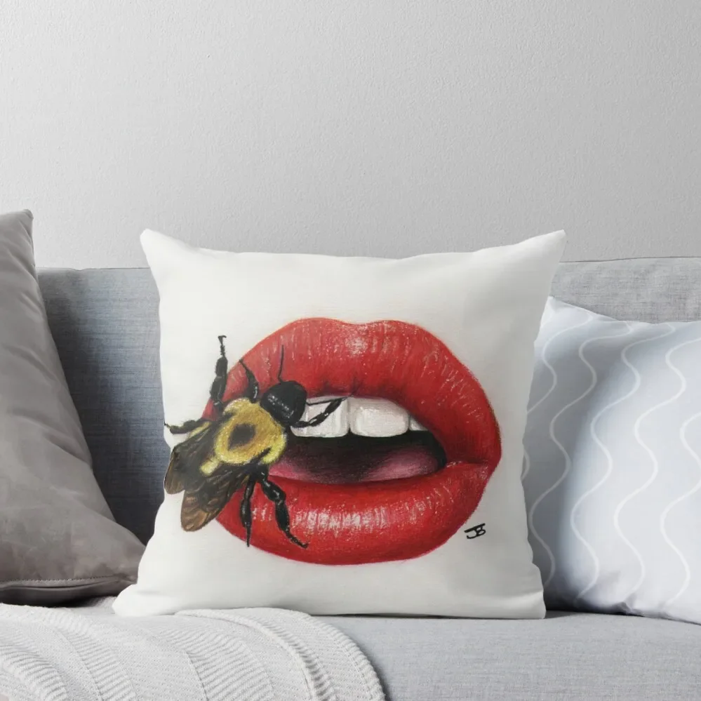 

Bee (A) Throw Pillow Sofa Cushion Christmas Pillow Covers anime girl pillow