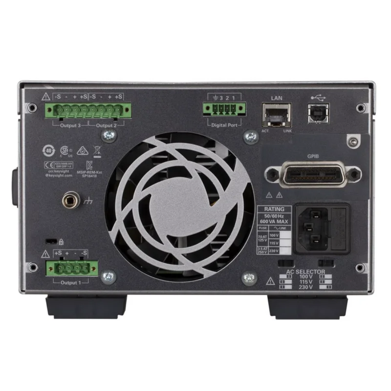 DC Power Supply:Keysight E36313A 160W Triple Output Power Supply, 6V/10A, 25V/2A, 25V/2A