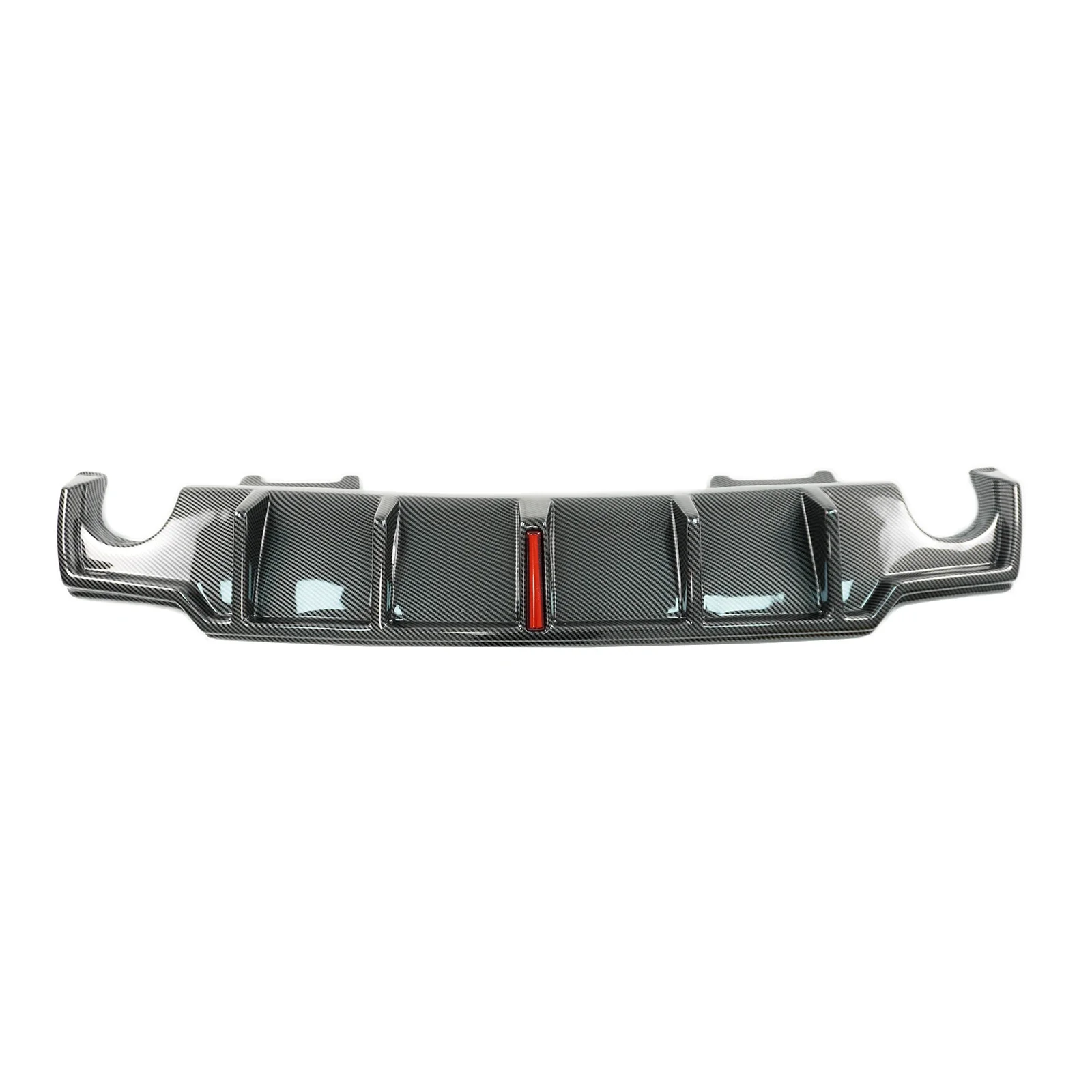 For Lexus IS250 IS300 IS350 2006-2012 Rear Bumper Diffuser With Pilot Led Light Tail Lip Spoiler Splitter Car Auto Accessory