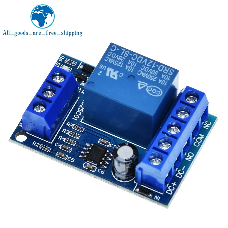 2 in 1 Pump Pour Water Automatic Controller DC 12V Liquid Level Sensor Switch Relay Module for Motor Fish tank Waterhouse Irriga