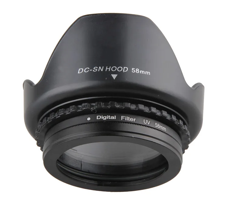 كاميرا تصفية عدسة محول المعادن FA-DC58C 58 مللي متر غطاء العدسة عدسة هود تصفية لكانون PowerShot G1X (تتعارض مع G1X II)