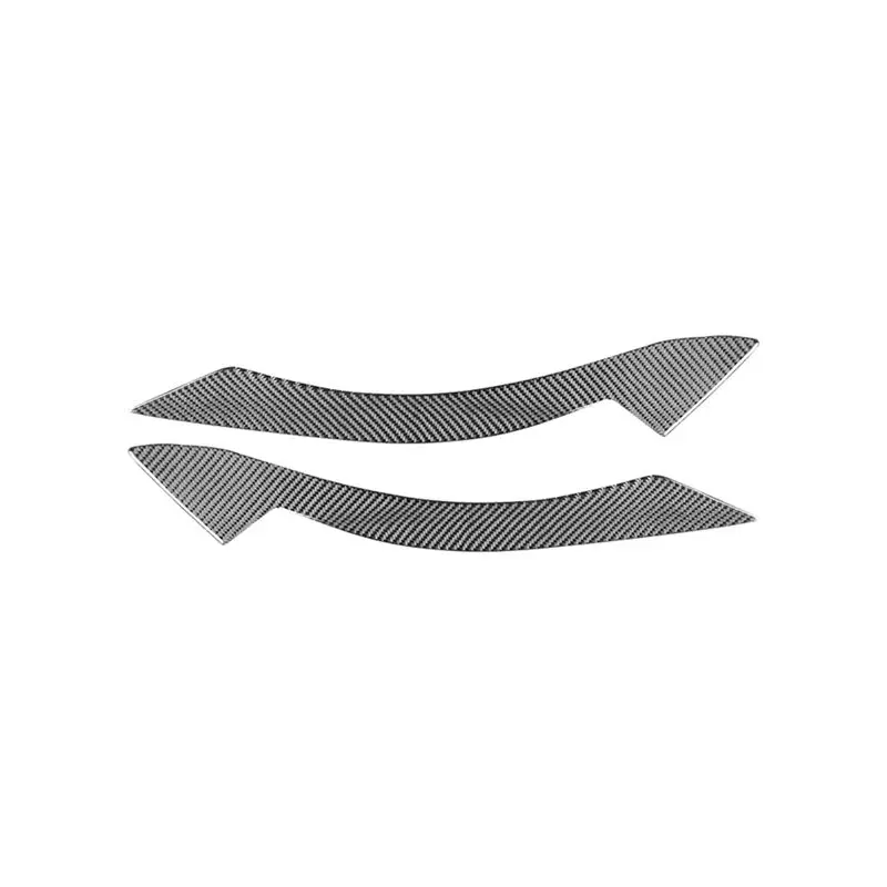 

A54K-For BMW Z4 E89 2009-2016 Carbon Fiber Headlight Eyebrow Cover Trim Decoration Sticker Accessories Parts Accessory