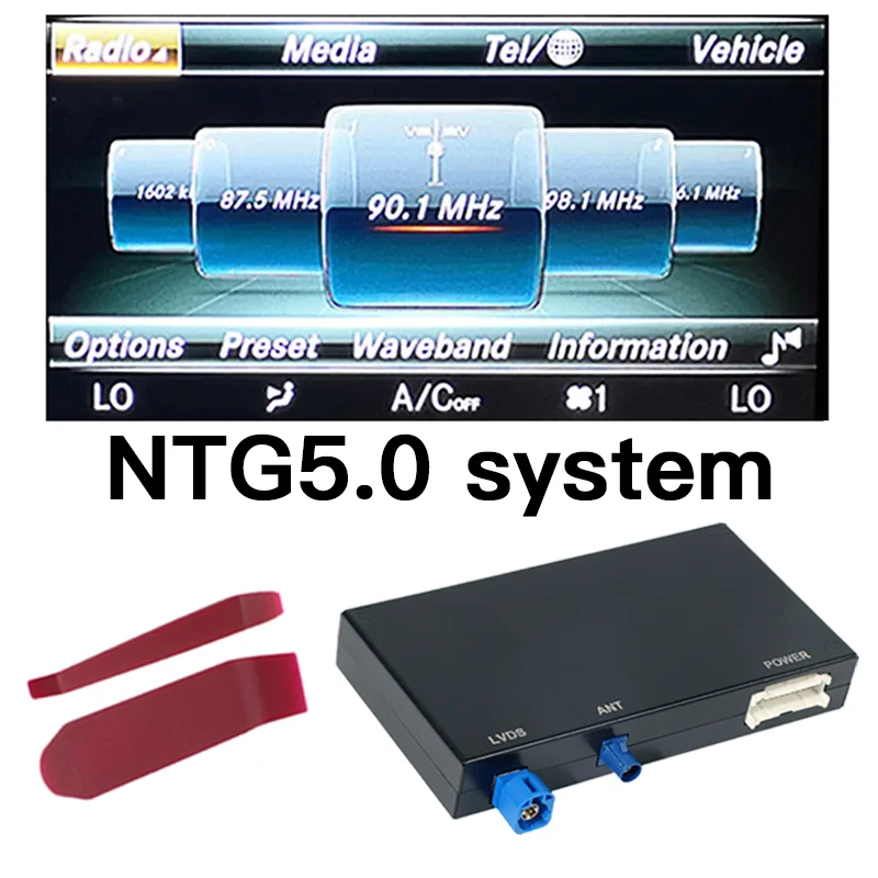 CARABC Draadloze CarPlay Android Auto Voor Mercedes NTG5.0 NTG4.5 ABC CL S CLA CLS KLASSE GLA GLS GLC GLE V250 V260 Sprinter