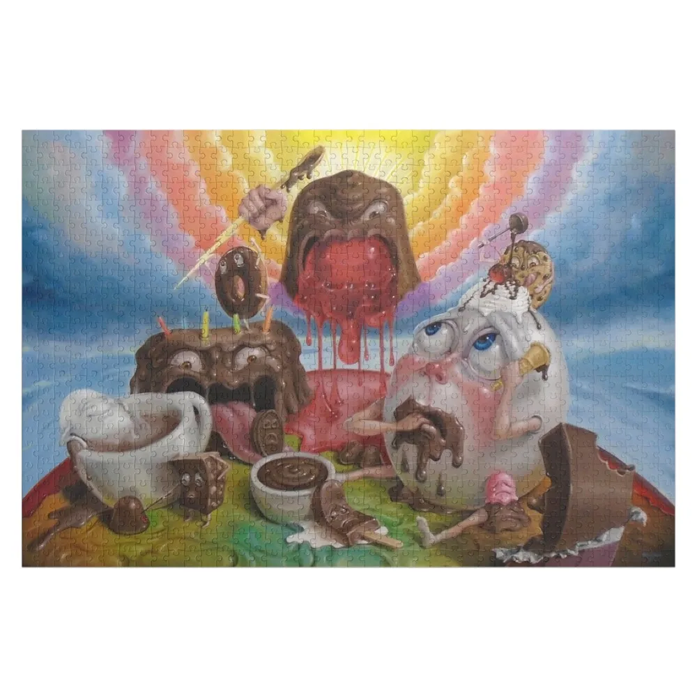 Vengeful Wrath of the Chocolate Gods Jigsaw Puzzle Personalised Custom Gifts Adult Wooden Puzzle