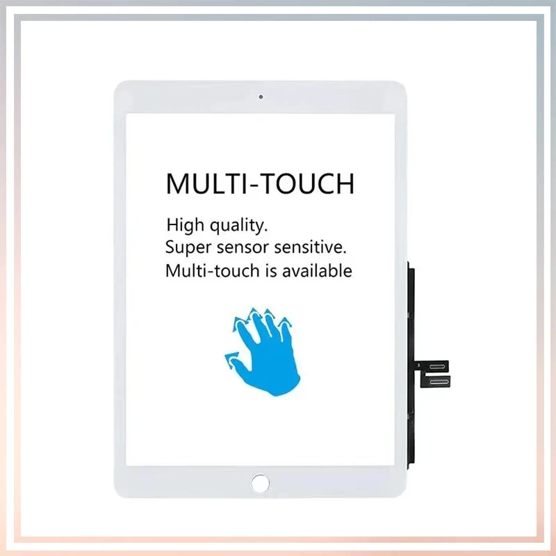 For Ipad 7th 8th 9th Digitizer Touch Screen Panel Touch Display Digitizer For Ipad7 Ipad8 Ipad9 Touch Screen Home Button Bezel