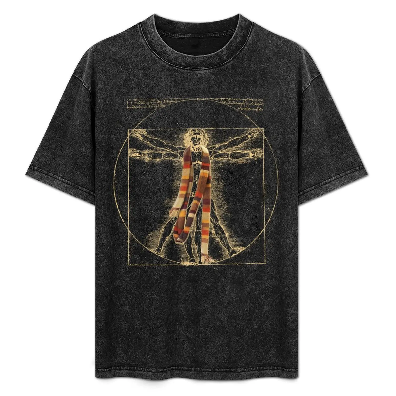 

Da Vinci Meets the Doctor (Dark colors) T-Shirt Quick Dry Training Short Sleeve Tee
