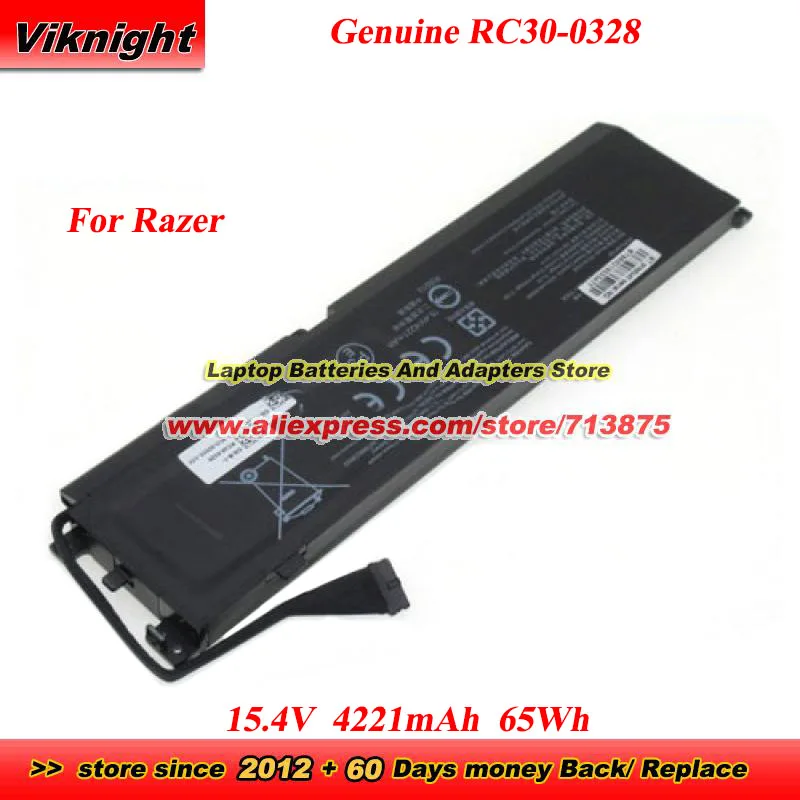 

Оригинальный аккумулятор RC30-0328 15,4 В 4221 мАч 65 Втч для Razer Blade 15 2020 RZ09-0328 RZ09-03304x RZ09-03305x RZ09-0330x Аккумулятор для ноутбука