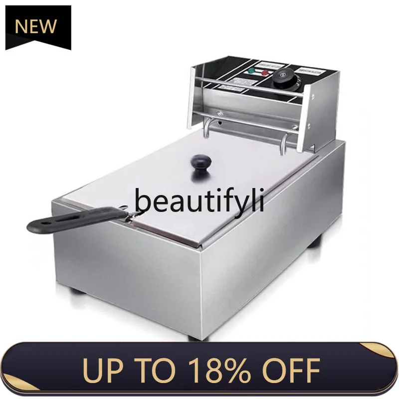 

Z189 Commercial Desktop Electric Fryer Double Screen Electric Fryer Deep Large Capacity Electric Fryer