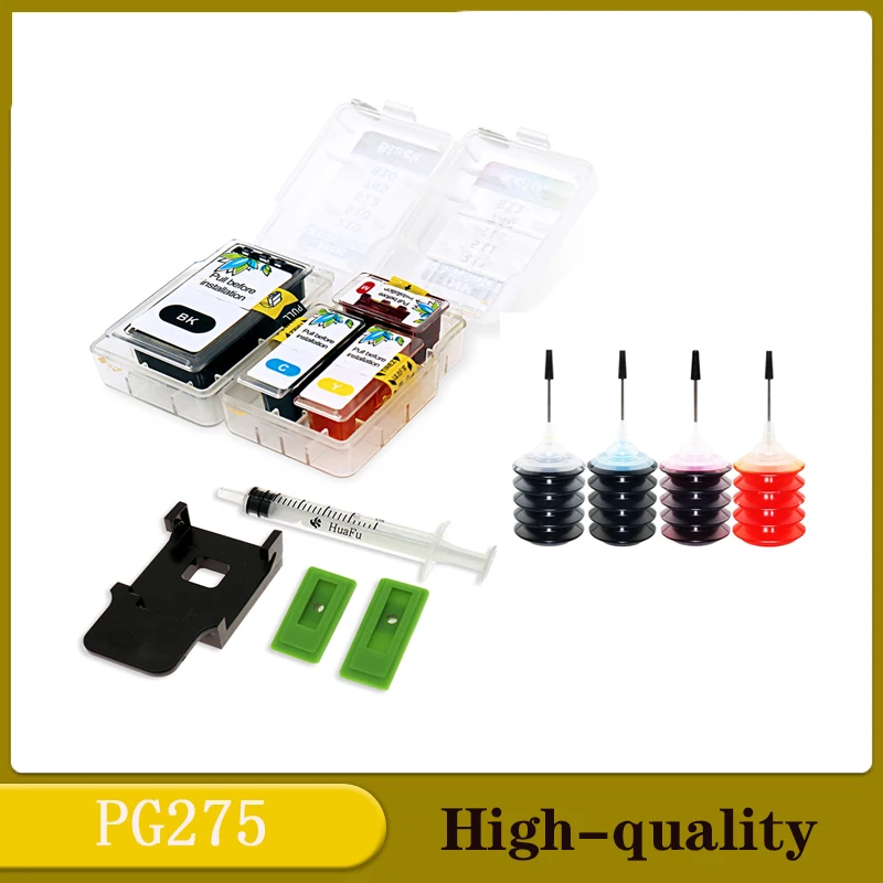 einkshop PG275 CL276 Smart Cartridge Refill Kit  PG-275 CL-276 For Canon 275XL 276XL PIXMA MP230 PIXMA MP240 Ink Cartridges