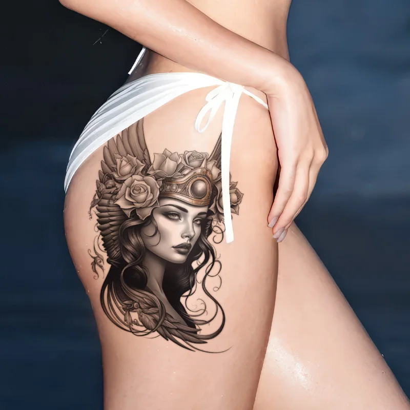 Tatuaż tymczasowy dla dziewczyn, trwały i wodoodporny, realistyczne tatuaże dla kobiet, na ramię, nogę, talię.