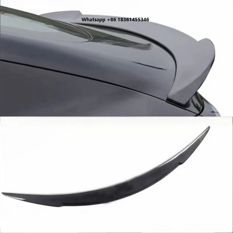 

FOR Real Dry Carbon Fiber Rear Trunk Spoiler Wing Model 3