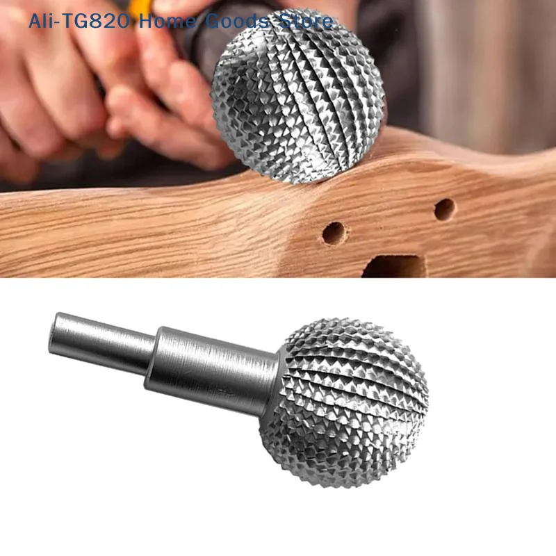 [TG820]Woodworking Sphere Rotary Burr Ball Wood Carving Grinding Head Rotary Burr Ball Gouge Grinding Head For Grinding Marking