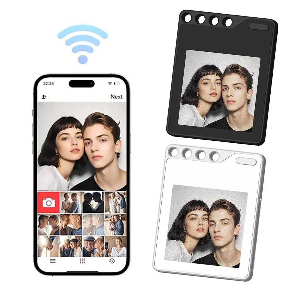 1.54' Inch 4 Color E-Ink Display Ble Electronic Badge Mini Luggage Tag, Pet Locator, Portable Diy Design Support