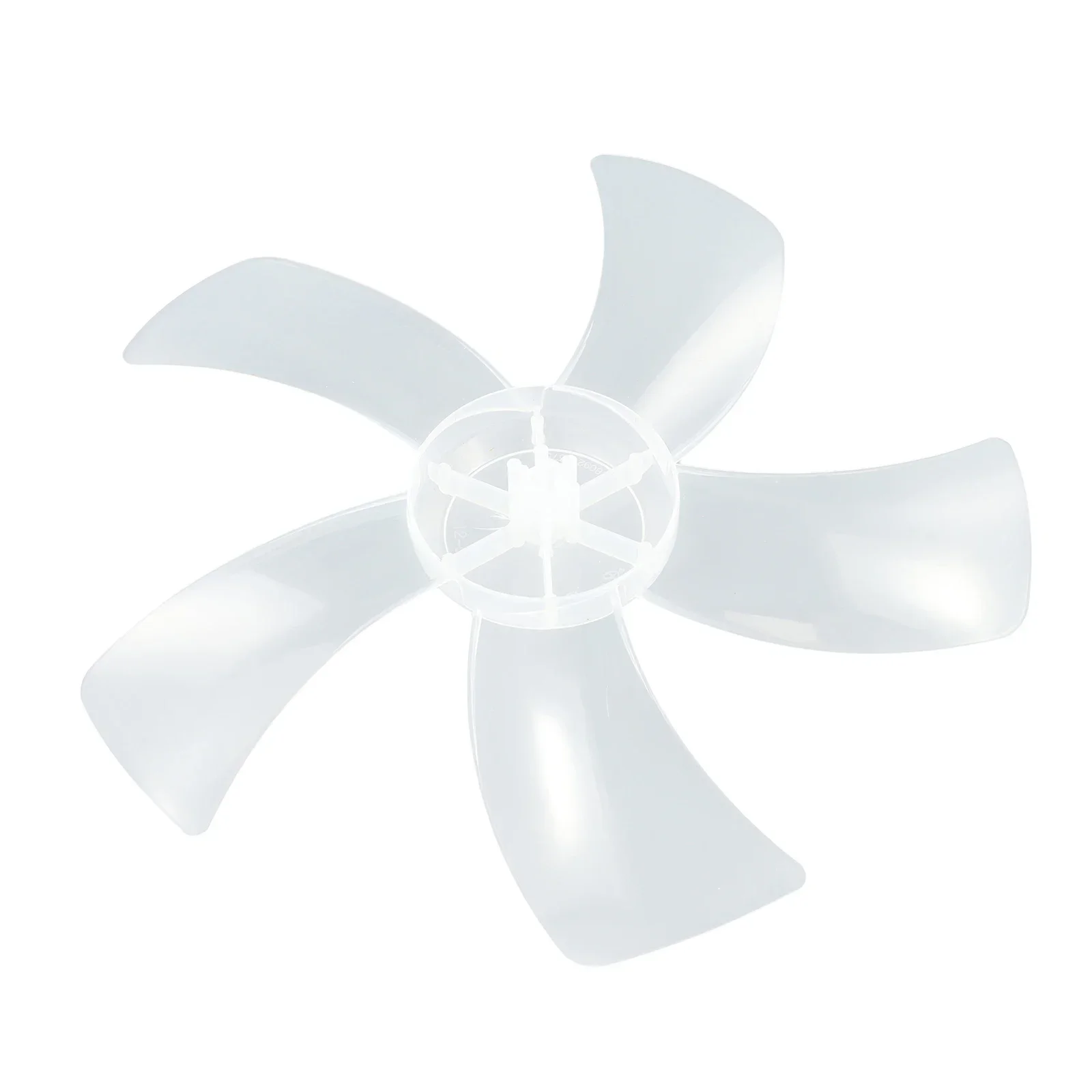 Replacement Five Fan Blade With Nut Cover For 12 Inch For Pedestal Fans Plastic Household Fan Blade For Stand Fans