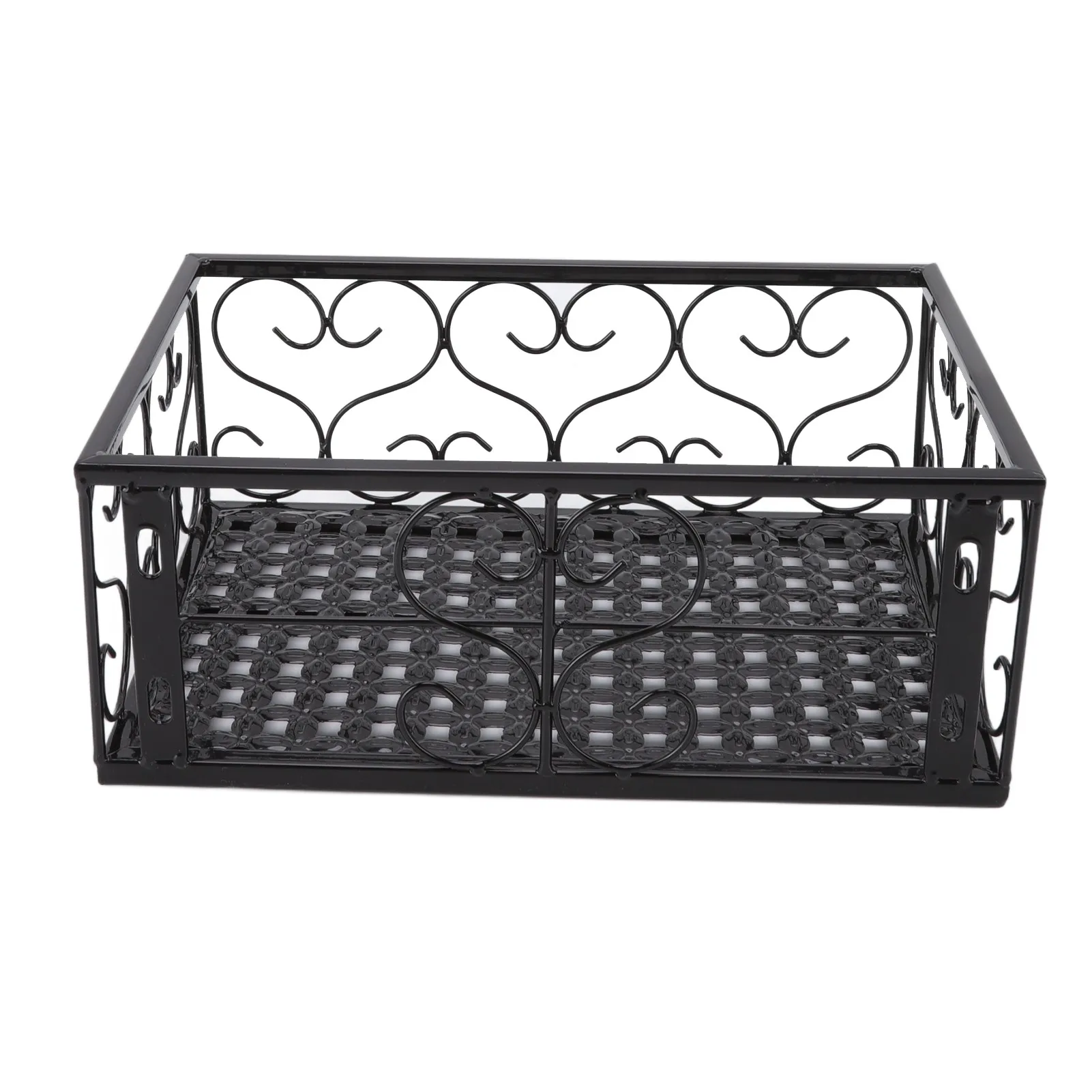 Balcony Flower Pot Stand Thickened Iron Decorative Patio Railing Shelf With Retainers for Windowsill Applicable to 6.5cm/2.6in R