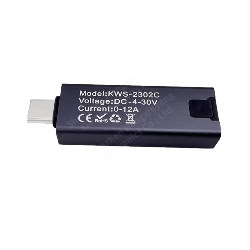 11 In 1สี Type-C เครื่องทดสอบแรงดันไฟฟ้าตัวบ่งชี้ไฟฟ้าแอมมิเตอร์มิเตอร์ไฟฟ้าค่าใช้จ่าย DC ดิจิตอลโวลต์มิเตอร์ Wattmete 0-12A