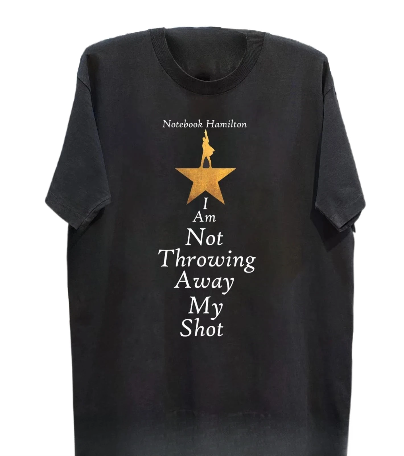 Hamilton, I'm Not Throwing Shirts, Unisex Fan Gifts, Retro Printed T-shirts, Fashionable Casual Short Sleeves