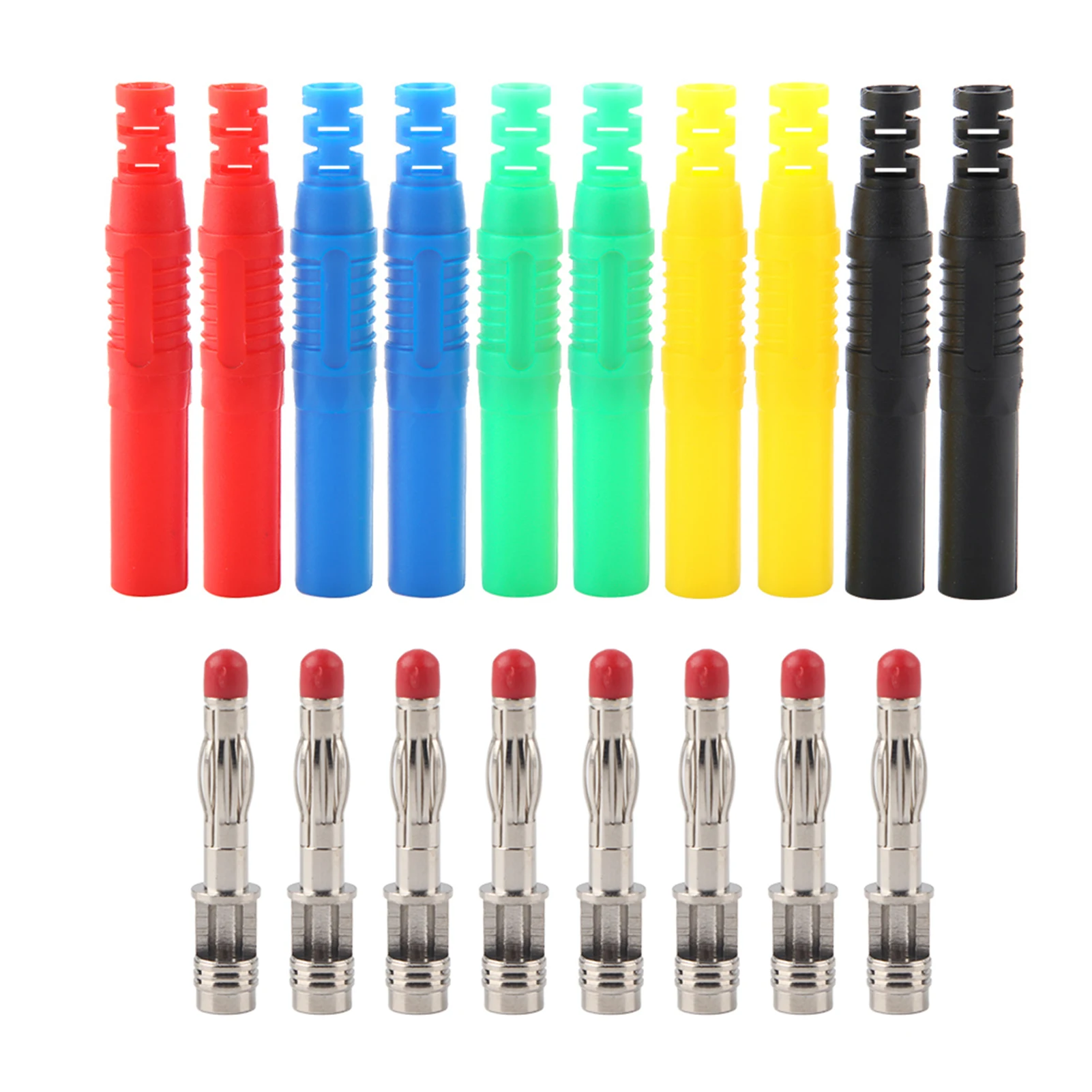 

Solder Banana Plug P3013 4mm Nickle Plated Copper Banana Plug Solder Assembly Connector Shrouded Banana Plug
