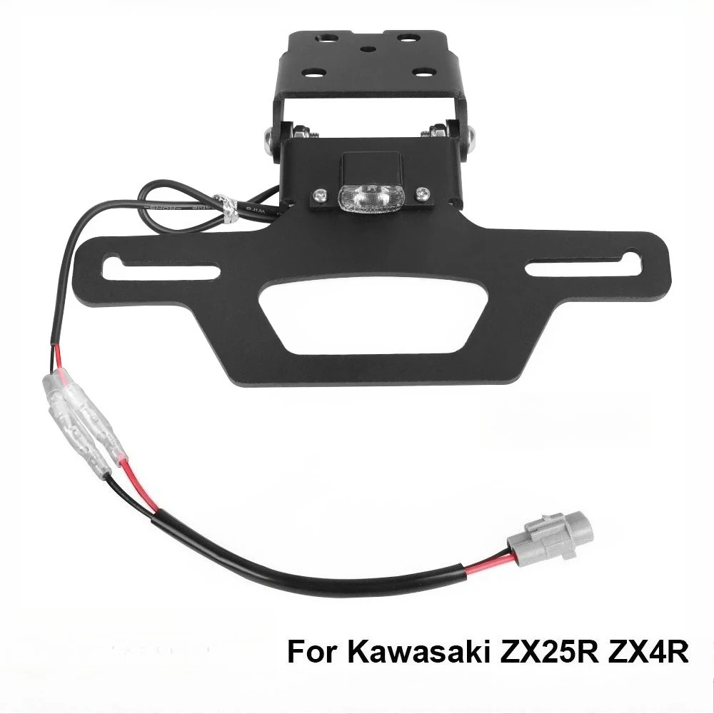 

Для Kawasaki ZX25R ZX4R рамка номерного знака с коротким хвостом мотоцикла, чистое крыло, устраняет рамку номерного знака