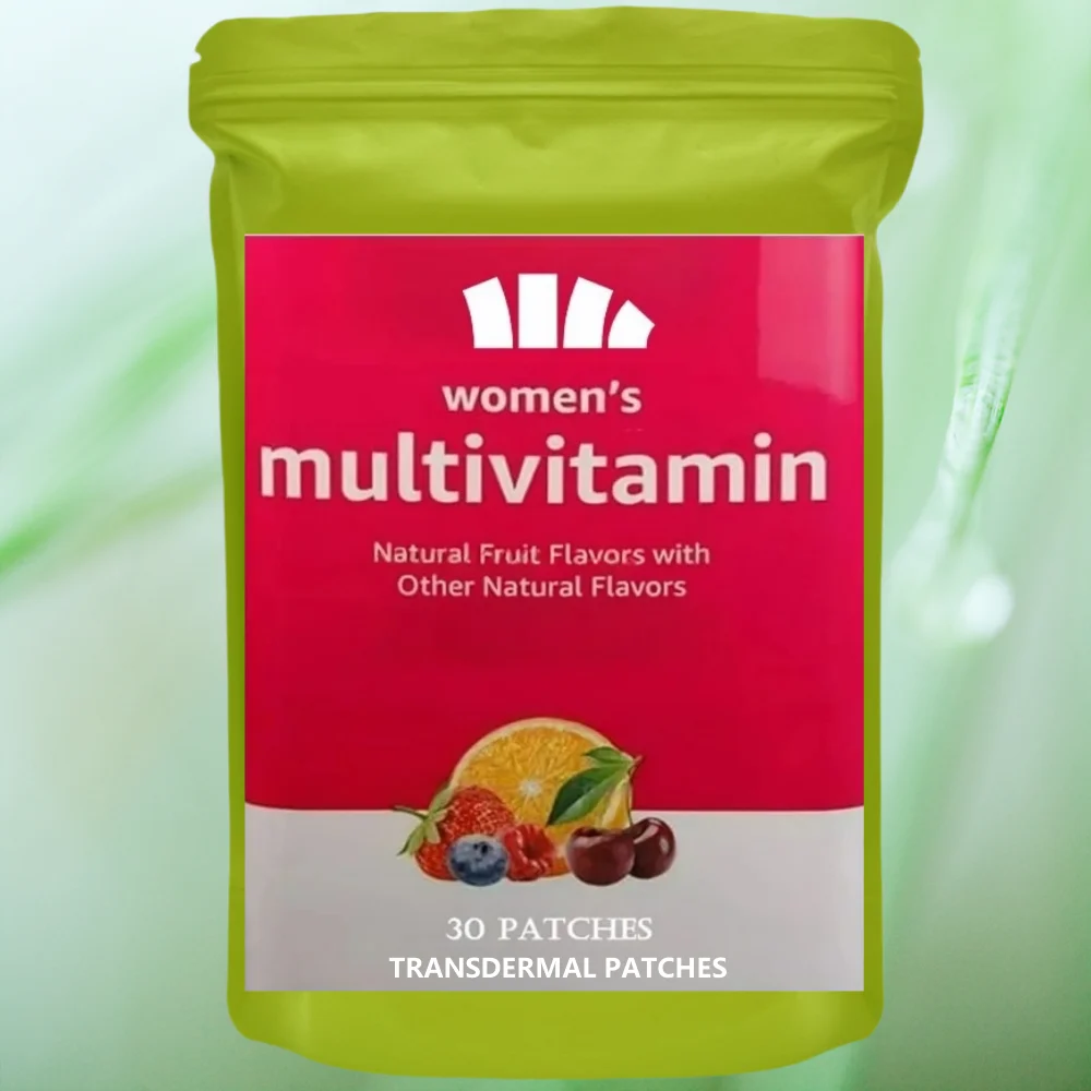 30 Patches Womens Multivitamin Transdermal Patches for Women To Support Hormone Balance, Energy, Immunity, Gut Health