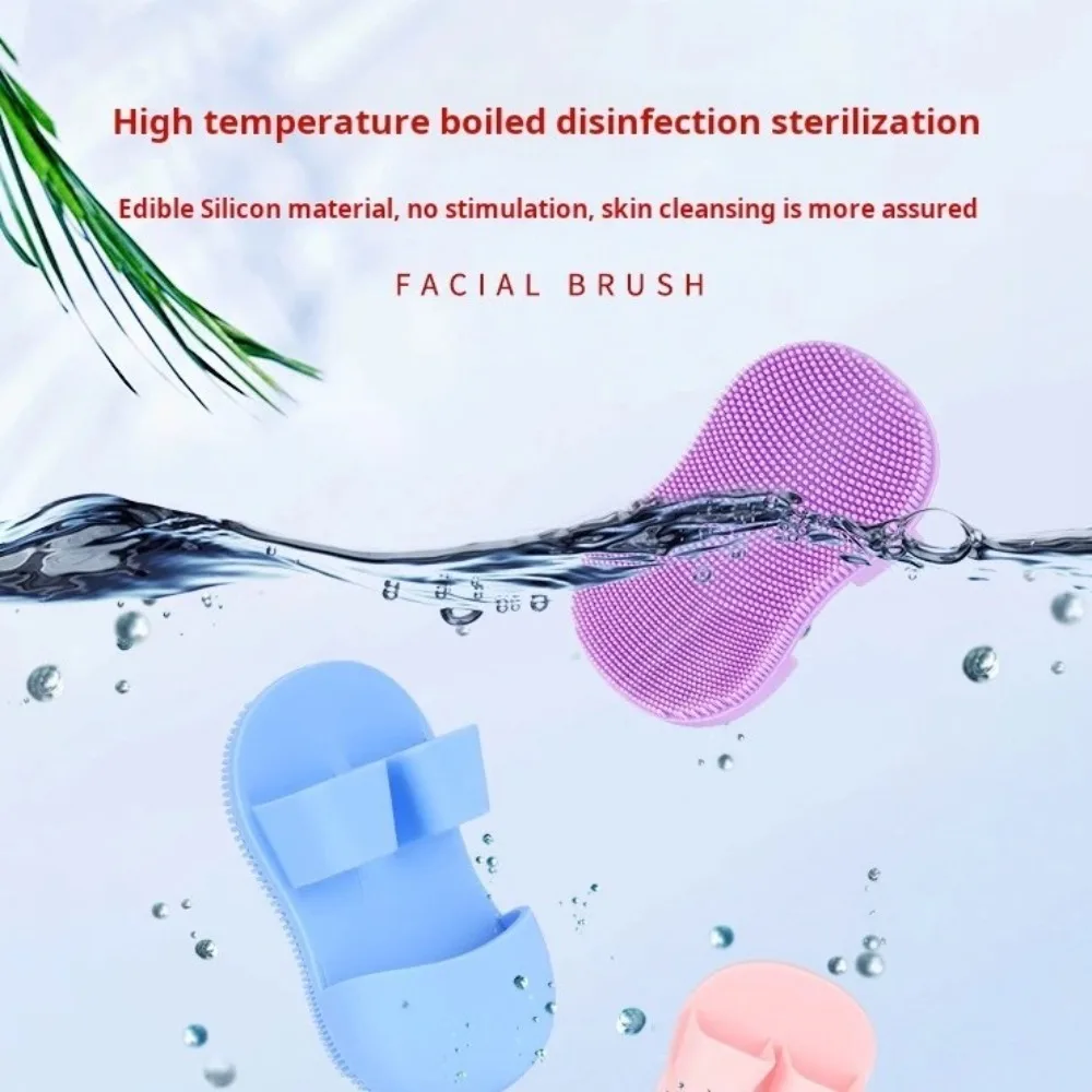 Nouveau Silicone visage brosse de lavage nez propre pores nettoyage brosse de nettoyage du visage brosse de nettoyage Mini brosse en Silicone visage
