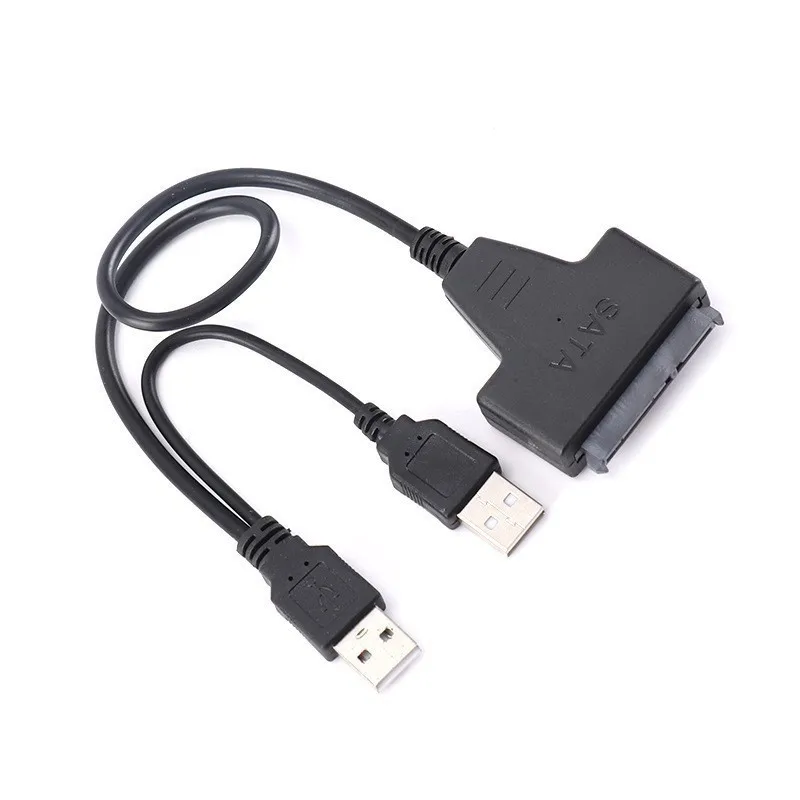SATA a USB 3,0 2,0 Cable de unidad fácil USB 3,0 a Sata III adaptador de disco duro externo 2,5 pulgadas HDD SSD adaptador de disco duro alimentación CC