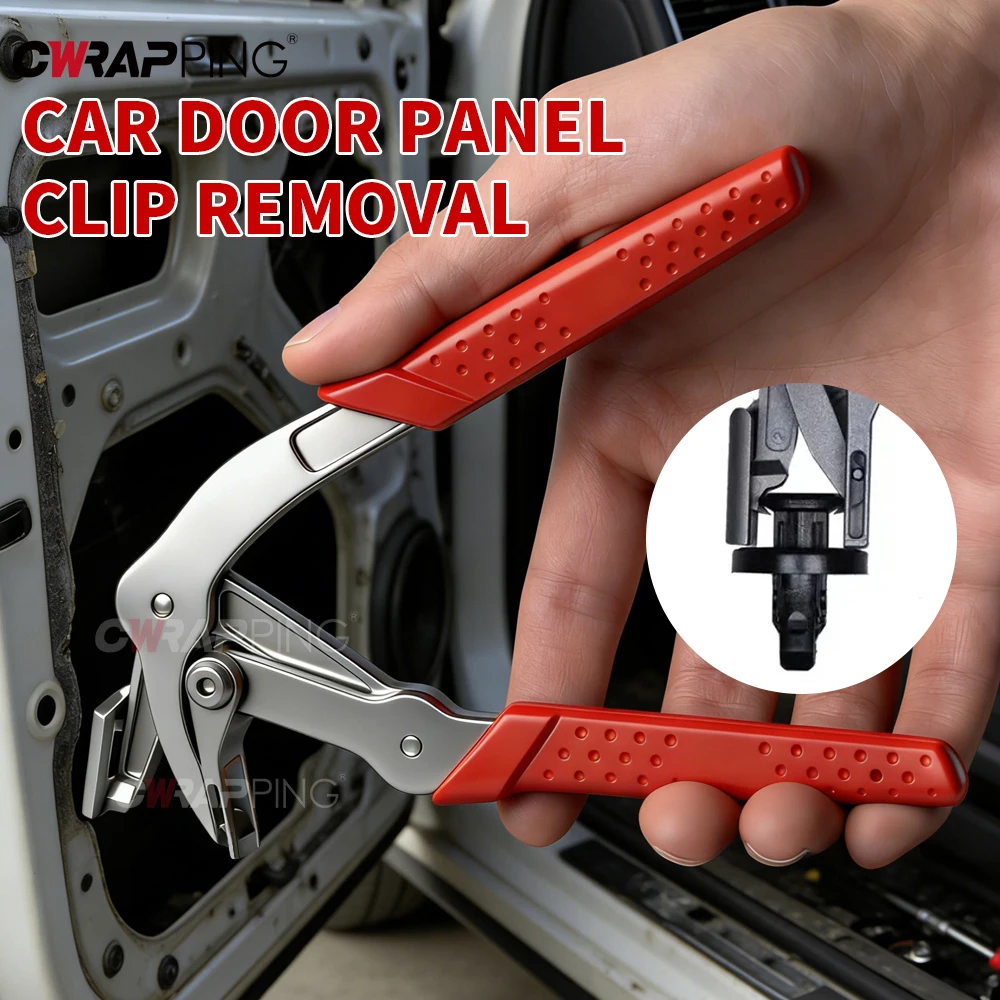 

Auto Clip Removal Pliers Plastic Rubber Round Nail Fastener Remover Tool for Interior Door Panel Chassis Car Disassembly Tools