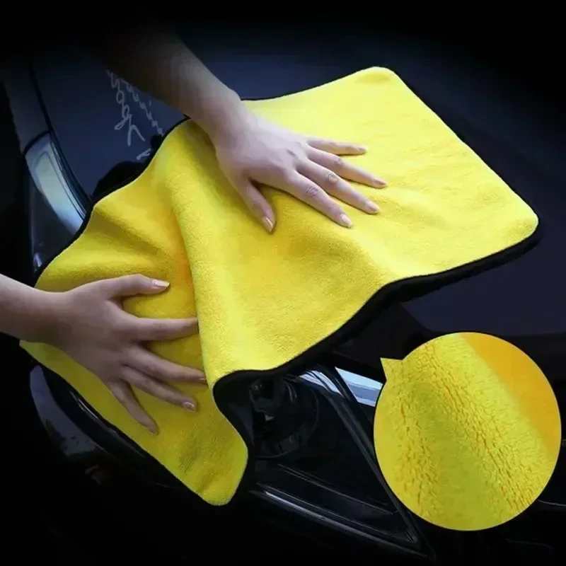 Ultra-Thick Microfiber Car Cleaning Towels Lint-Free Scratch-Free Super Absorbent Detailing Cloths for Vehicle