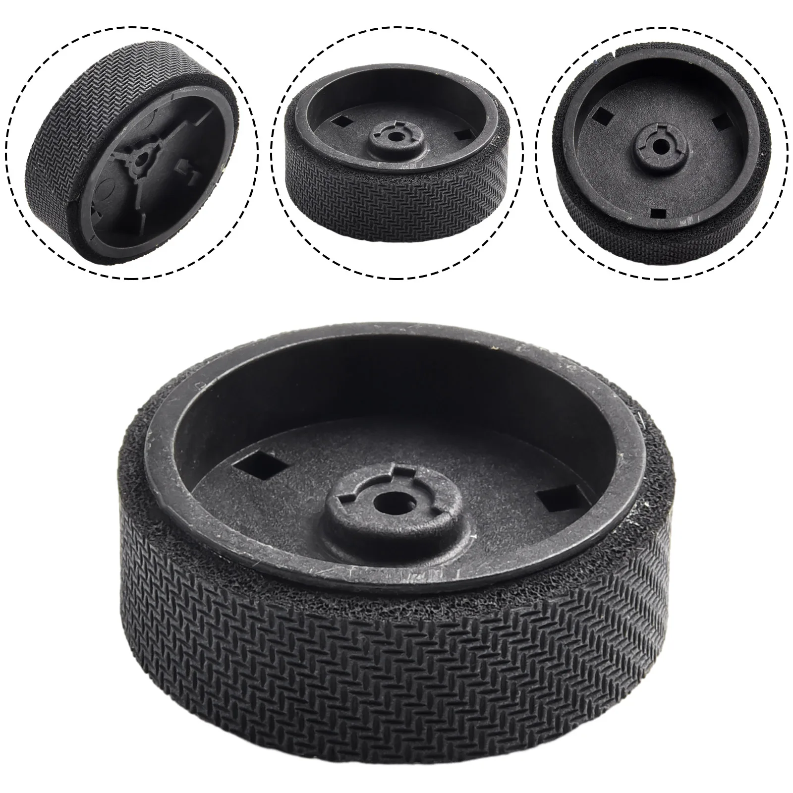 Wheel For Mint 4200 5200C 320 321 380T Black Rubber Replacement Caster For Robot Vacuum Cleaner Parts Accessories