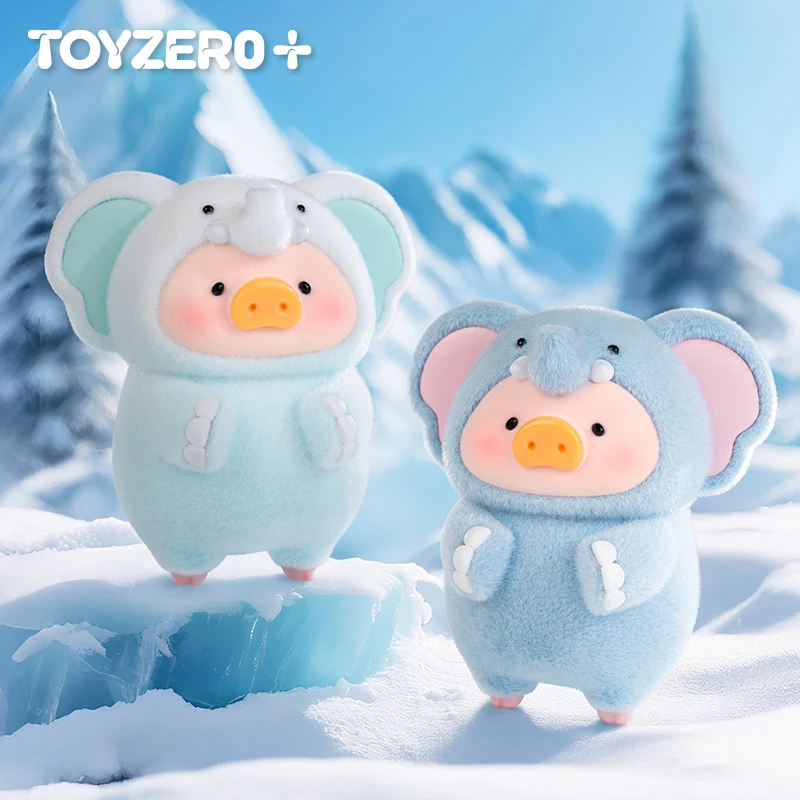 Lulu The Piggy Action Figure Serie di feste di animali Carte da appendere Giraffa Elefante Collezioni Camera Pendenti Alla moda Giocattolo carino Regalo Bambola