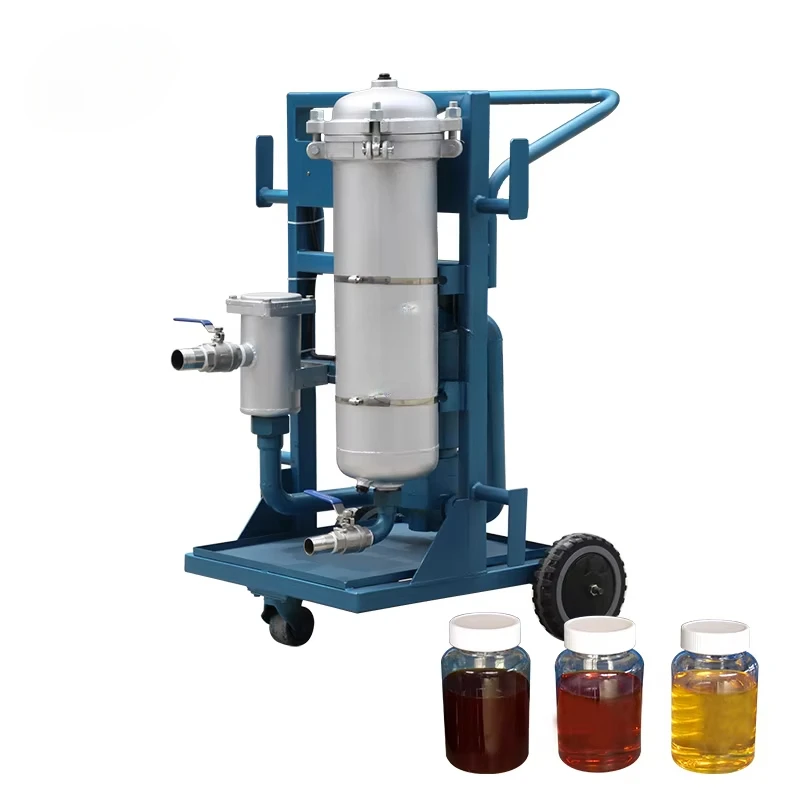 

Hydraulic oil purification decolorization mobile purifier