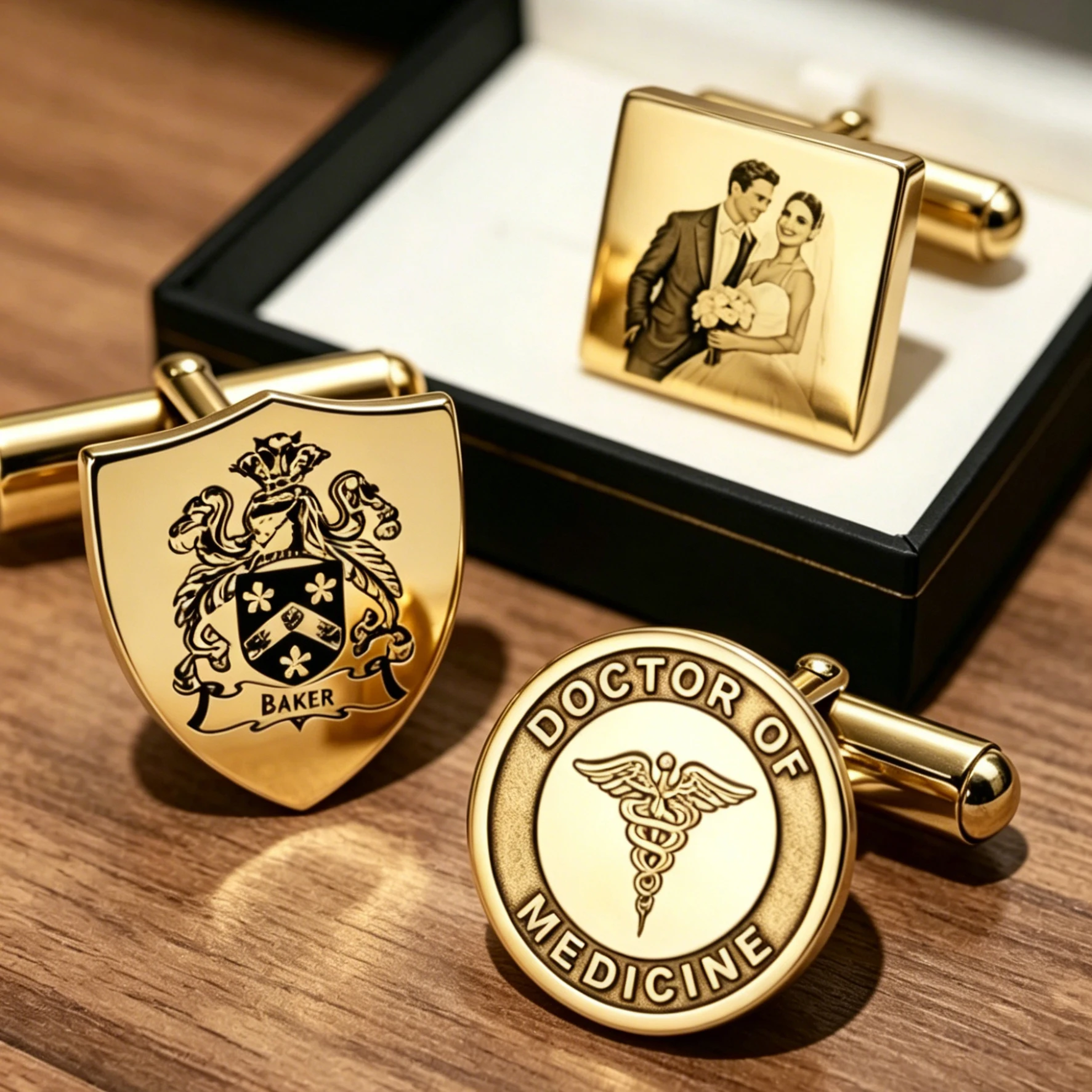 Custom Photo Cufflinks for Men Stainless Steel Metal Cuff Links Personalized Picture Custom Cufflinks Weddings Jewelry Gifts