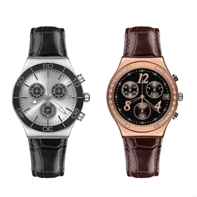 2025 New Elegant Designs Genuine Leather Watch Strap Offering Versatile Outfit Compatibility