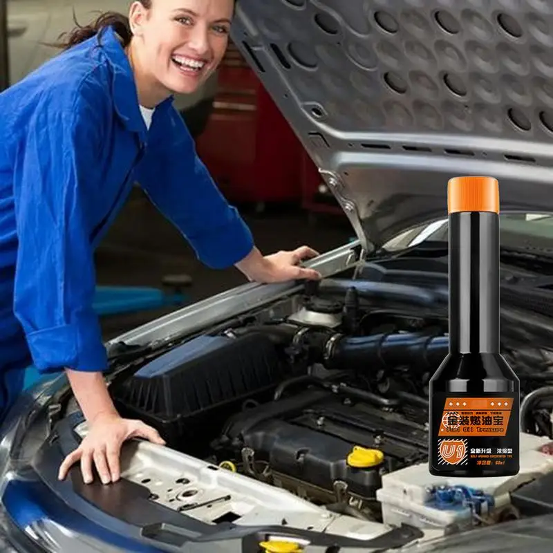 Carbon Cleaner Car Oil System Additive Cleaner Reduces Carbon Build-Up Anti-wear Repair Lubricates Improved Engine System Carbon