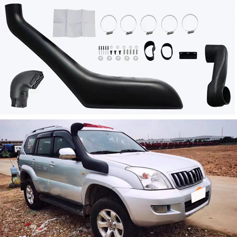 LLDPE Snorkel Kit Air Intake For Toyota Prado fj120 LC120 Petrol Land Cruiser 2002 2003 2004 2005 2006 2007 2008 2009 Pipe Tube