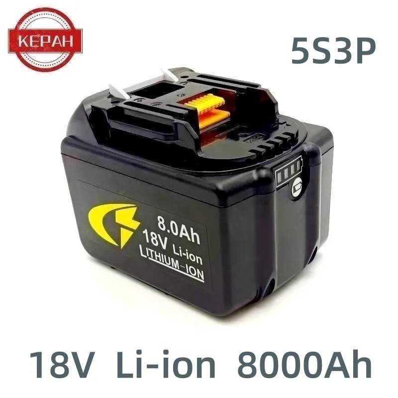 100% BL1860 Rechargeable Battery 18V 8000mAh Lithium ion for Makita 18v Battery BL1840 BL1850 BL1830 BL1860B LXT 400