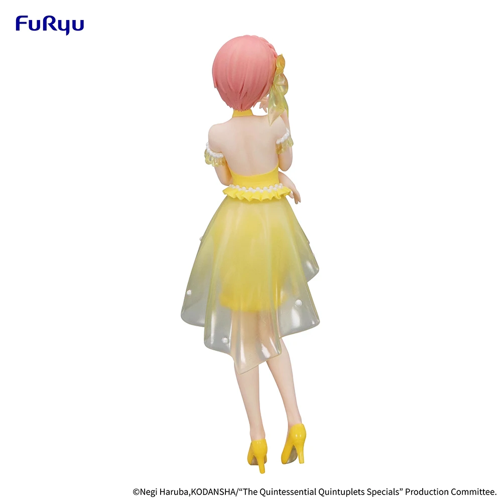 Original NEW FuRyu Trio-Try-iT Nakano Ichika (Pastel Dress Ver.) (The Quintessential Quintuplets) 21 cm Anime Figure Model Toys