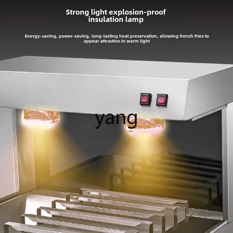 CX Desktop Fries Workstation Insulation Cabinet Operating Desk Commercial Fries Burger Shop Equipment