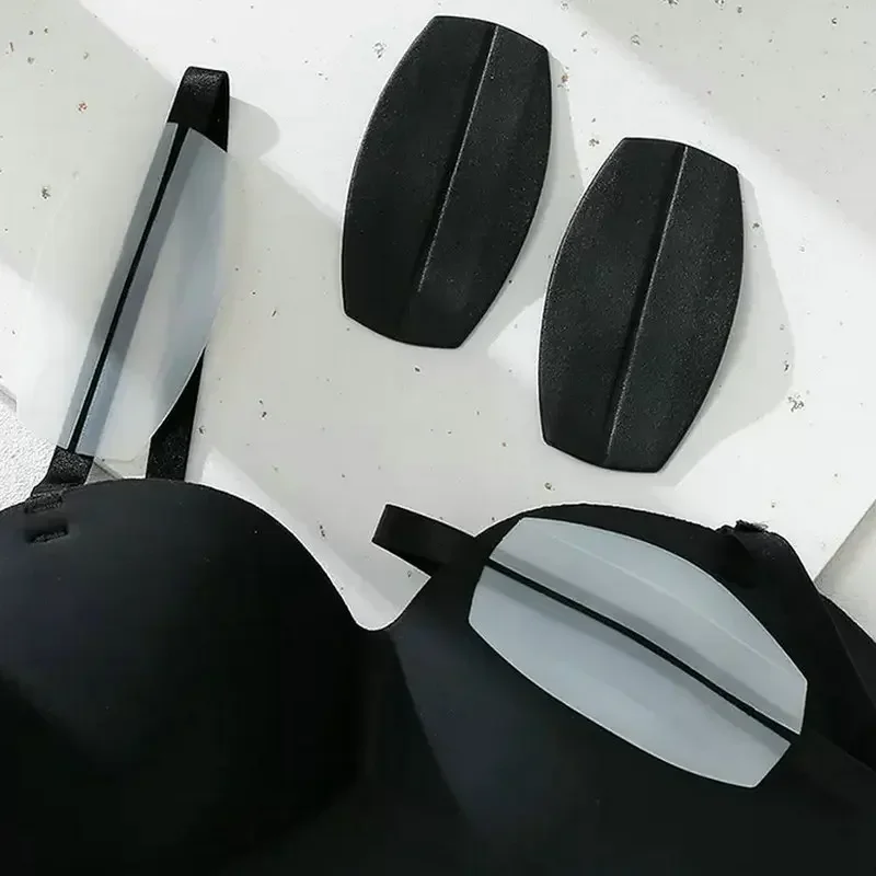 Silicone Anti-Slip Shoulder Pads para Underwear, Descompressão Pad, Bra Strap, DIY Vestuário Acessórios, 2pcs