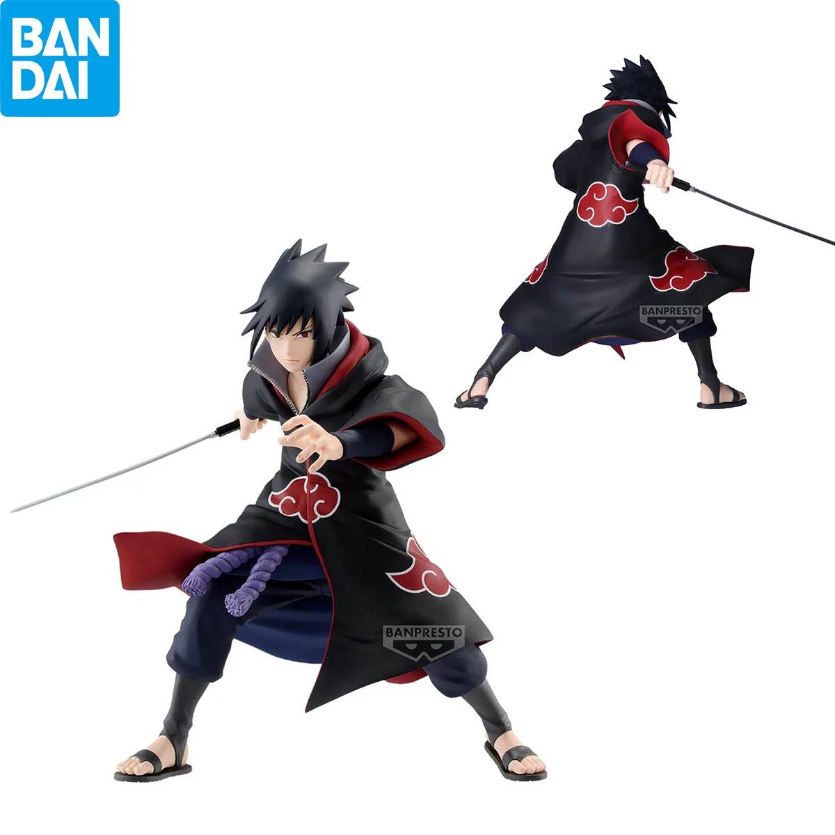 100% Original in Stock Bandai Spirits BANPRESTO Vibration Stars Naruto Shippuuden Uchiha Sasuke IV Collection Series Model Toys