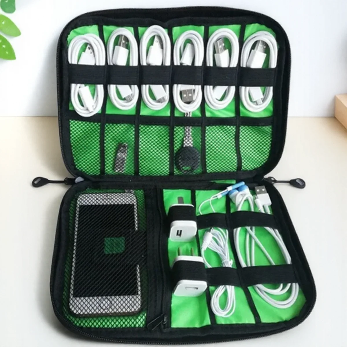 

Waterproof Travel Organizer Storage Bag for Digital Accessories USB Drive Charger Earphone Mobile Phone
