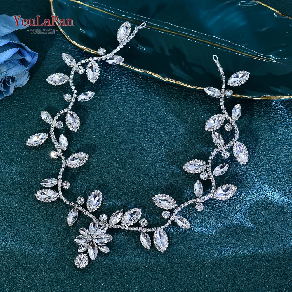 YouLaPan Bruiloft Bruids Strass Hoofdband Vrouwen Hoofddeksels Bruid Haar Sieraden Banket Party Haaraccessoires Hoofdtooi HP928