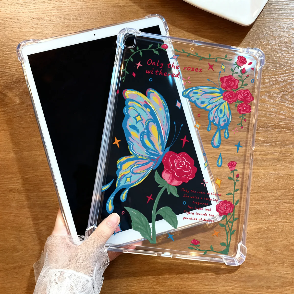

Butterfly Tablet Case For Samsung Galaxy Tab A9 Plus A8 11" S7 Plus S8 S9 S10 FE S6 Lite S10 Lite 12.4 inch Soft TPU Back Covers