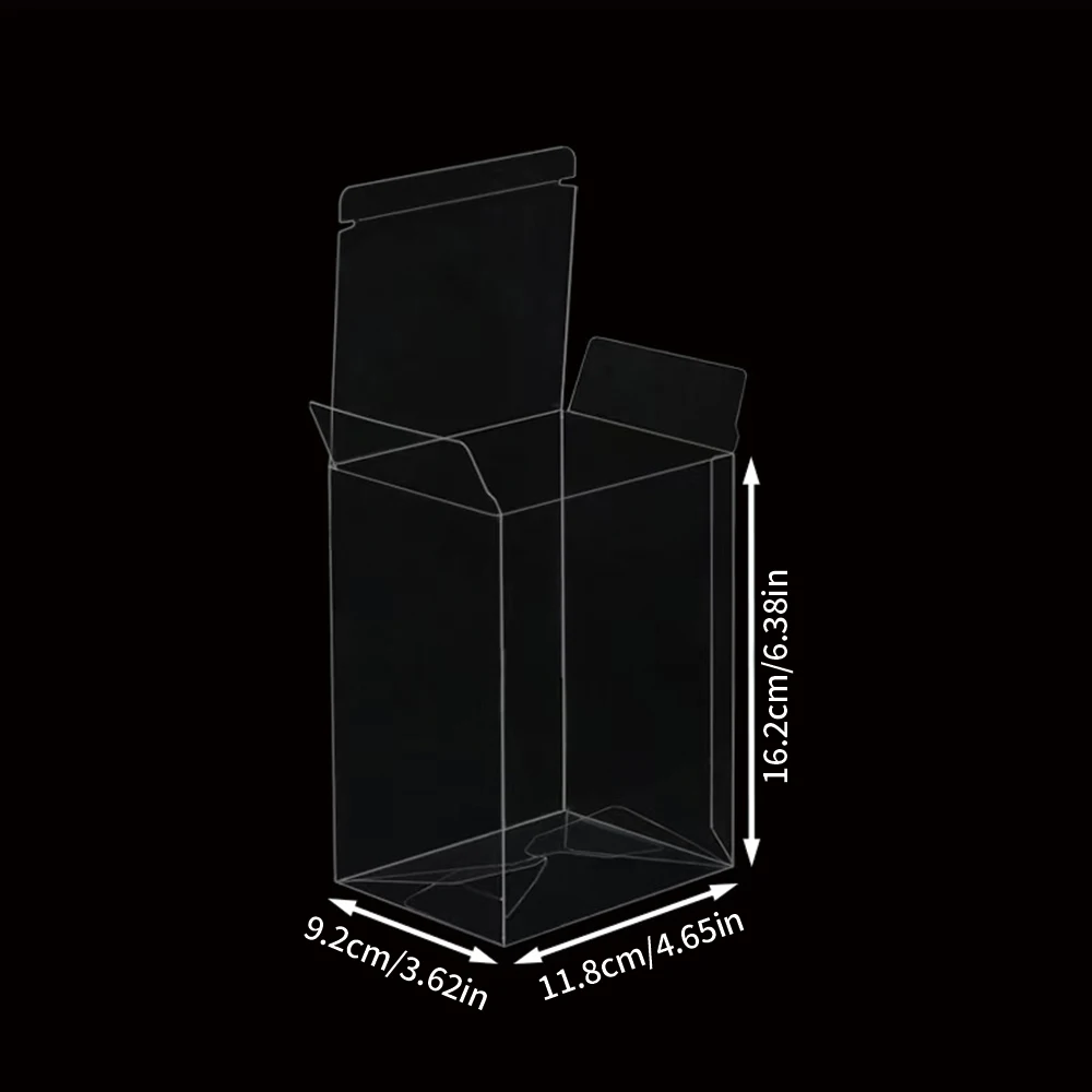 Geeignet für Funko Pop Schutzbox, transparente Verpackungsbox, Figurenspielzeug, transparente Verpackungsbox für Haustierartikel, 4 Zoll – Detail 5
