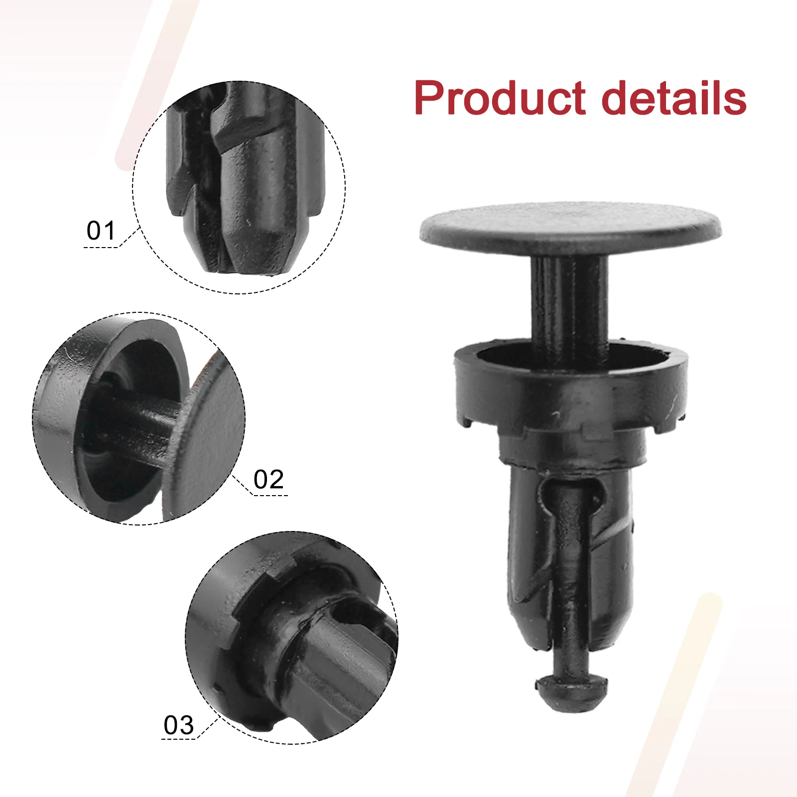 

10PCS Wiper Fairing Clip 10PCS set Practical For Honda Plastic Quality Car Windshield Wiper Cowl Moulding Trim