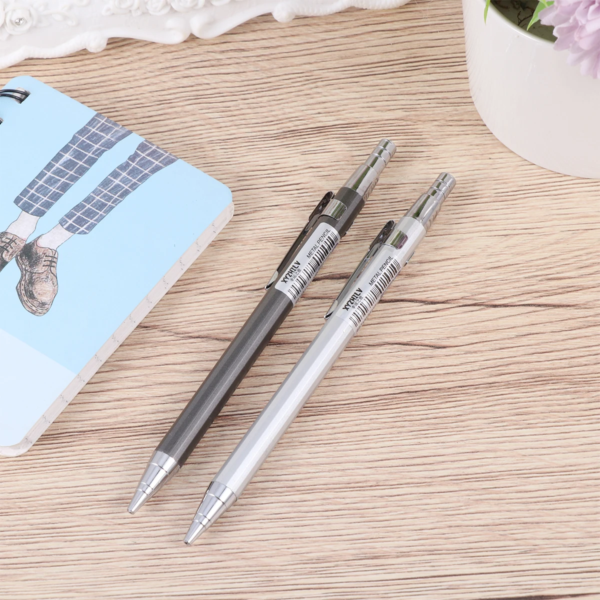 

6pcs Automatic Pencil Lead Refills Smooth Writing Long Lasting Fade Resistant Break Resistant School Office Supplies Students